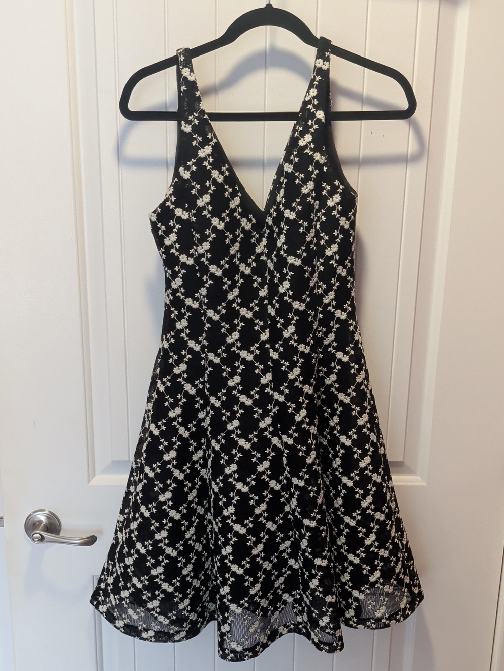 Black & White Floral Ralph Lauren Dress